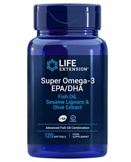 Super omega-3 EPK/DHK ribje olje, sezamovi lignani & izvleček oljk