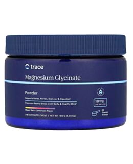 Trace Minerals, Magnesium Glycinate Powder, Mixed Berry Lemonade